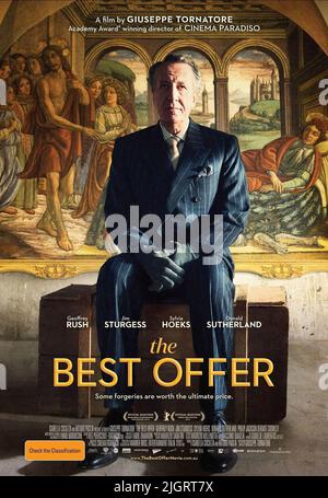 FILMPOSTER, DAS BESTE ANGEBOT, 2013 Stockfoto