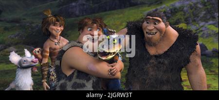 Kerl, THUNK, GRUG, die CROODS, 2013 Stockfoto