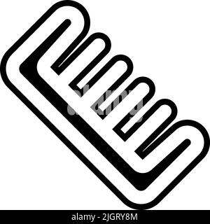 Mode Kamm Symbol . Stock Vektor