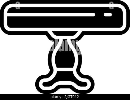 Möbel Esstisch Icon . Stock Vektor