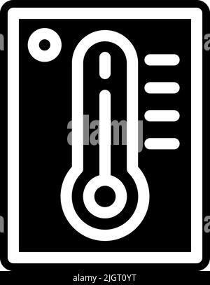 Gesunde und medizinische Thermometer Symbol . Stock Vektor