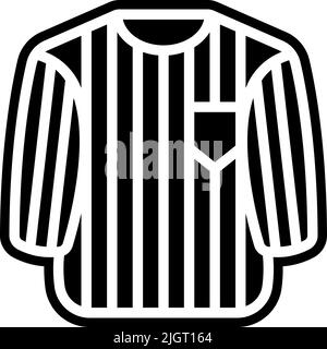 Eishockey-Schiedsrichter Trikot Symbol . Stock Vektor