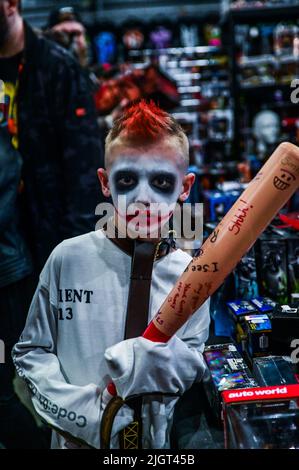 Das Bowlers Exhibition Centre in Manchester wird am 17. 2021. Oktober von tausenden Horror-Fans und Prominenten für die jährliche "for the Love of Horror Convention" übernommen.Inhalt: Atmosphäre, Gäste wo: Manchester, Großbritannien Wann: 17. Oktober 2021 Kredit: Graham Finney/WENN Stockfoto