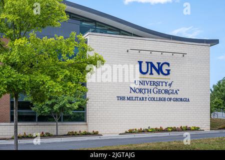 Convocation Center der University of North Georgia auf dem Campus der ung Dahlonega in Dahlonega, Georgia. (USA) Stockfoto