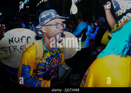 Die 49. Independence Day Junkanoo Street Parade in Nassau auf den Bahamas Stockfoto