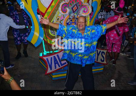 Die 49. Independence Day Junkanoo Street Parade in Nassau auf den Bahamas Stockfoto