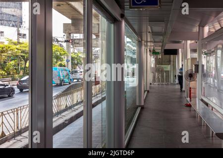 Bus Rapid Transit Station, Bangkok, Thailand Stockfoto