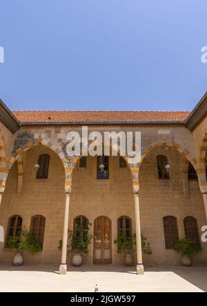 Drusenführer Walid Jumblatt Palace, Governorat Mount Lebanon, Moukhtara, Libanon Stockfoto