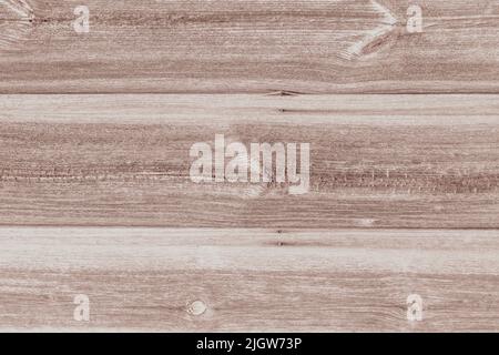 Natürliche hellbraune Holzstruktur Hintergrund, horizontale Bretter, Wand, alte Panel Holz Maserung Tapete. Rustikales Muster für Design. Tischsperrholz. Temp Stockfoto