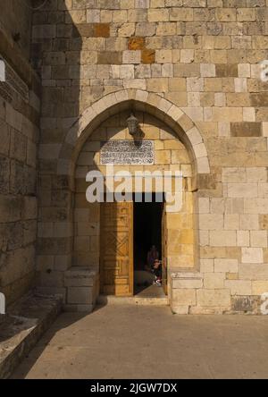 Fakhreddine-Moschee erste Moschee, die im Libanon, im Libanon, in Deir el Qamar, im Libanon gebaut wird Stockfoto