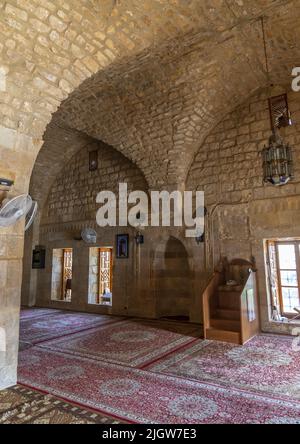 Fakhreddine-Moschee erste Moschee, die im Libanon, im Libanon, in Deir el Qamar, im Libanon gebaut wird Stockfoto