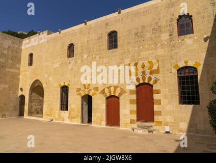 Emir Youssef Chebab Karawanserei, Governorat des Libanon, Deir el Qamar, Libanon Stockfoto