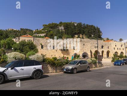 Die Midane im Stadtzentrum, das Gouvernement des Libanon, Deir el Qamar, Libanon Stockfoto