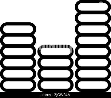 Audio- und Video-Equalizer-Symbol . Stock Vektor