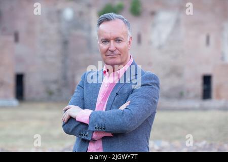 Rom, Italien. 12.. Juli 2022. Der schottische Schriftsteller Andrew O'Hagan ist Gast der 21. Ausgabe von 'LITERATUR - Internationales Festival von Rom' (Foto: Matteo Nardone/Pacific Press) Quelle: Pacific Press Media Production Corp./Alamy Live News Stockfoto