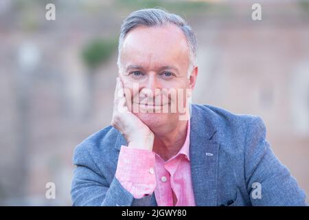 Rom, Italien. 12.. Juli 2022. Der schottische Schriftsteller Andrew O'Hagan ist Gast der 21. Ausgabe von 'LITERATUR - Internationales Festival von Rom' (Foto: Matteo Nardone/Pacific Press) Quelle: Pacific Press Media Production Corp./Alamy Live News Stockfoto