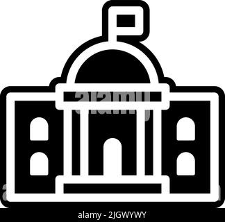 Symbol für die Stadtverwaltung . Stock Vektor