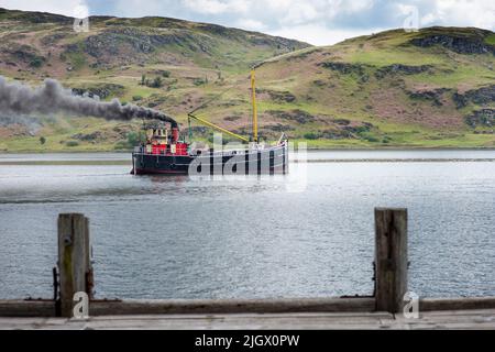 Clyde Puffer Tighnabruaich Kyles of Bute Stockfoto