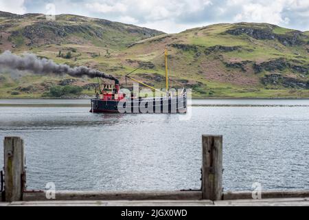 Clyde Puffer Tighnabruaich Kyles of Bute Stockfoto