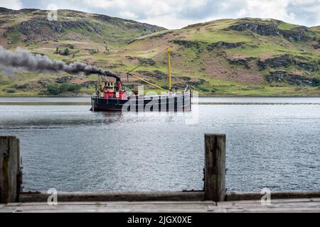 Clyde Puffer Tighnabruaich Kyles of Bute Stockfoto