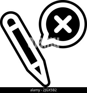 Fake News verzerren Symbol . Stock Vektor