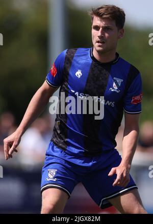 Grimsby, England, 9.. Juli 2022. Will Annan von Cleethorpes Town während des Vorsaison Freundschaftsspiel im Linden Club, Grimsby. Bildnachweis sollte lauten: Jonathan Moscrop / Sportimage Stockfoto