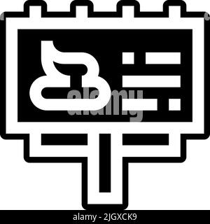 Fake News Billboard Symbol . Stock Vektor