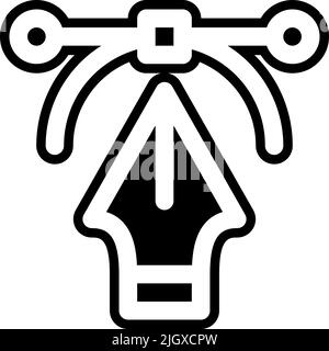 Vektoren der bildenden Künste Symbol . Stock Vektor