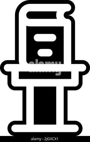 Buchsymbol der bildenden Künste . Stock Vektor