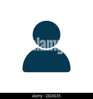 Personensymbol. Personensymbol isoliert auf weißem Hintergrund Stock Vektor