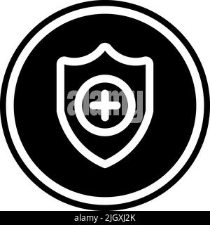 Symbol für Gesundheitsschutz . Stock Vektor