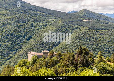 Château de Montrond in der Nähe von die, Frankreich Stockfoto