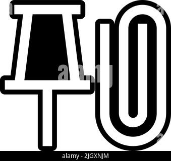 High School Stecknadel-Symbol . Stock Vektor