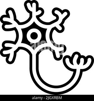 Krankenstation medizinisches Neuron Symbol . Stock Vektor