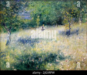 Frühling, Chatoul von Pierre Auguste Renoir (1841-1919), Öl auf Leinwand, c. 1873 Stockfoto