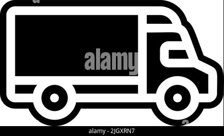 Industrie-Mover-LKW-Symbol . Stock Vektor