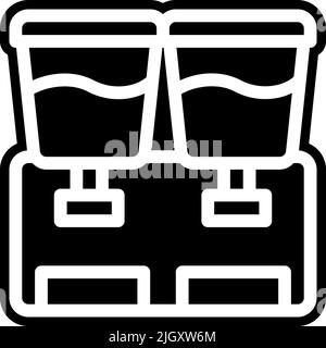 Symbol für Küchengeräte-Spender . Stock Vektor