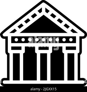 Wahrzeichen parthenon Symbol . Stock Vektor