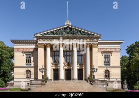 Das House of the Estates in Helsinki ist ein bedeutender historischer Ort für wichtige staatliche Veranstaltungen in Finnland. Stockfoto