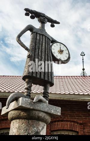 Architekturdenkmäler, touristische Zentren und interessante Orte - Museum der Kindheit in der Stadt Polotsk in Weißrussland Stockfoto