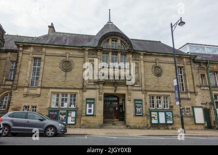 King's Hall and Winter Garden, Ilkley, eine Kurstadt und Bürgergemeinde in der Stadt Bradford in West Yorkshire, Großbritannien. Stockfoto