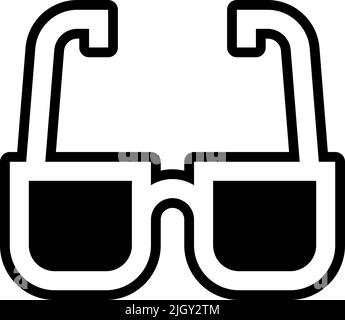 Optometrist Brille Symbol . Stock Vektor