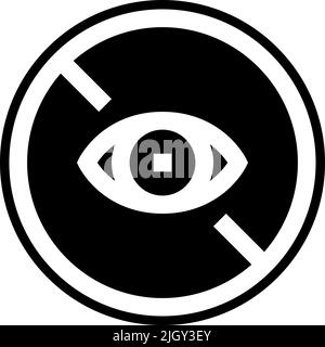 Optometrist blindes Symbol . Stock Vektor