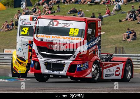 British Truck Racing Championship Thruxton Juli 2022 Stockfoto