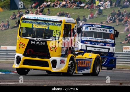 British Truck Racing Championship Thruxton Juli 2022 Stockfoto