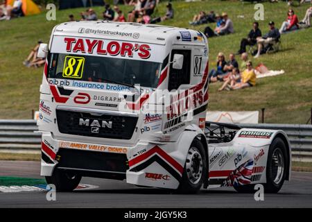 British Truck Racing Championship Thruxton Juli 2022 Stockfoto