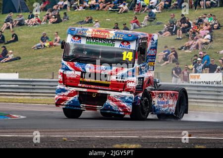 British Truck Racing Championship Thruxton Juli 2022 Stockfoto