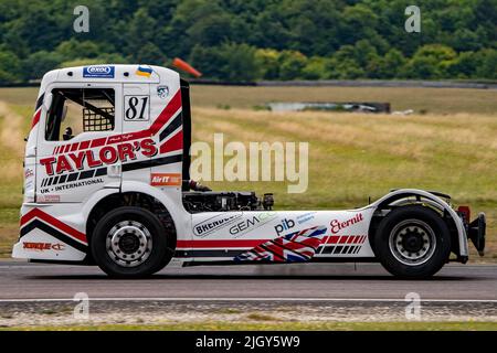 British Truck Racing Championship Thruxton Juli 2022 Stockfoto