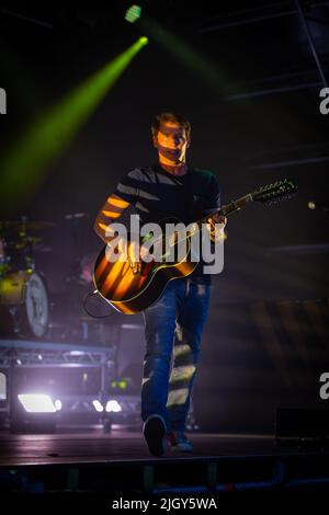 James Blunt tritt beim Cornbury Festival 2022 live auf Stockfoto