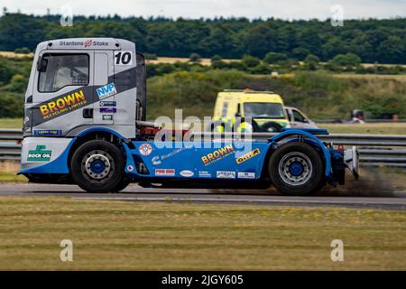 British Truck Racing Championship Thruxton Juli 2022 Stockfoto